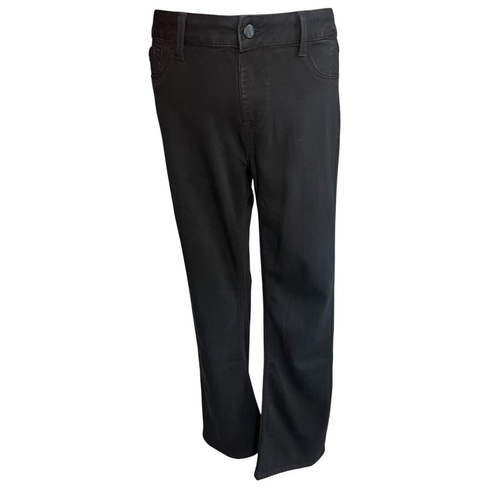 Hot in Hollywood Beverly Bootcut Jeans Black Pull On Stretch Size S (29x30)